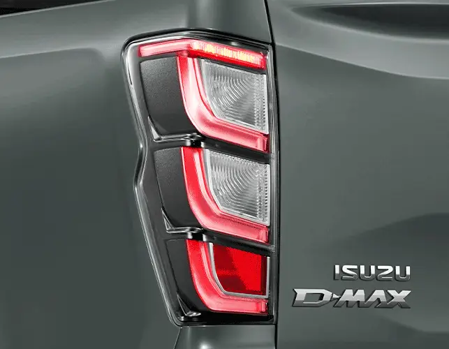 Isuzu D-Max rear lights detail